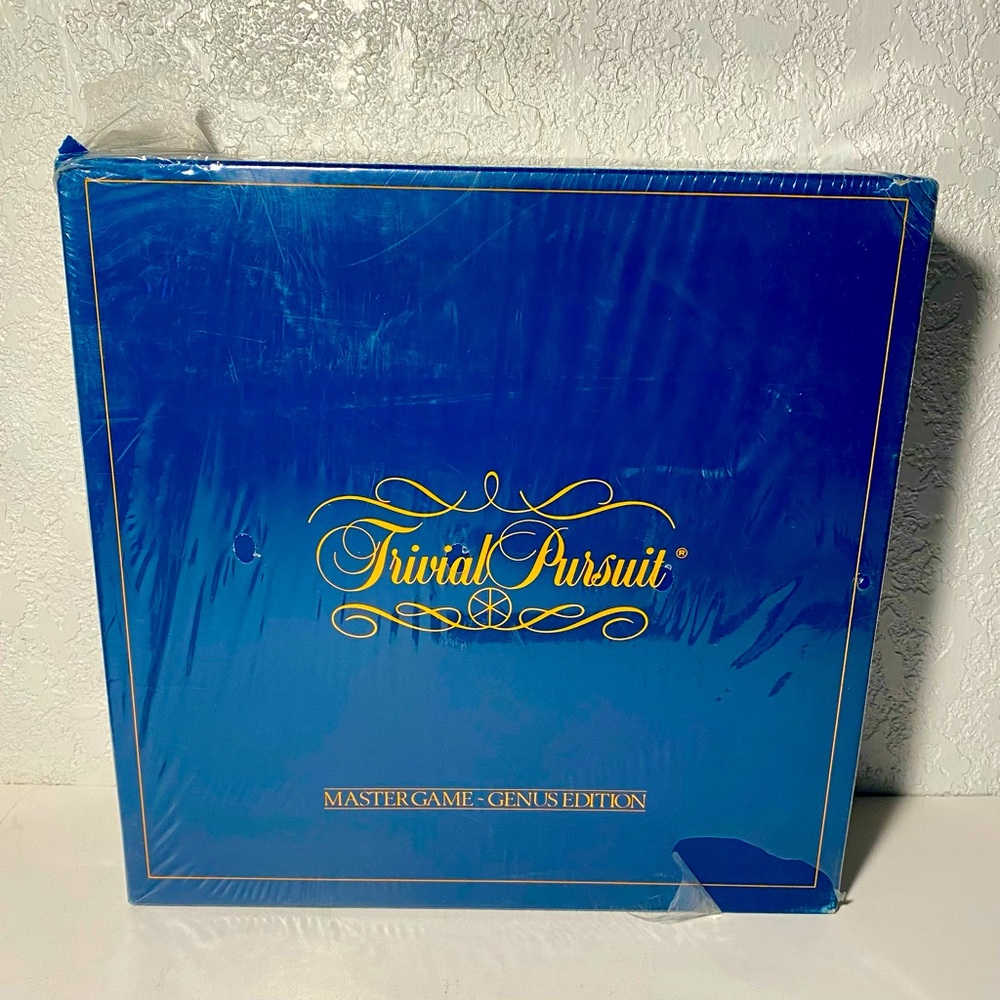 Horn Abbott Trivial Pursuit: Master Game Genus Edition 1981 Vintage New & Sealed